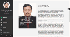 Desktop Screenshot of dpacharjya.com